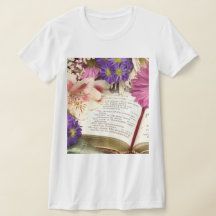 Blommigt Bible Verse Women's Slim Fit T-shirt