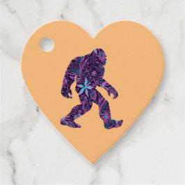 BLOMMIGT BIGFOOT GÅVOR ETIKETTER