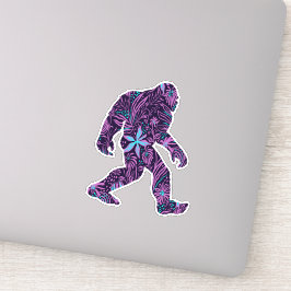 BLOMMIGT BIGFOOT KLISTERMÄRKEN