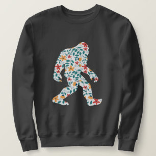BLOMMIGT BIGFOOT LÅNG ÄRMAD TRÖJA