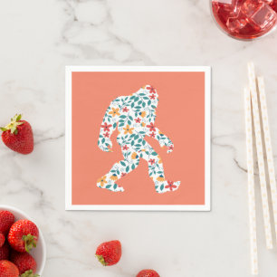 BLOMMIGT BIGFOOT PAPPERSSERVETT