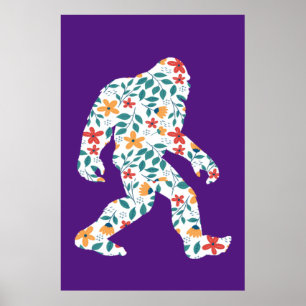 BLOMMIGT BIGFOOT POSTER