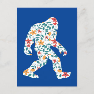BLOMMIGT BIGFOOT VYKORT