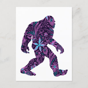 BLOMMIGT BIGFOOT VYKORT