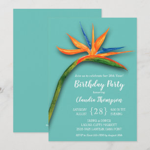 Blommigt Bird of Paradise Birthday Investigations