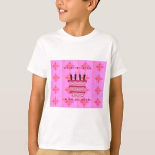 Blommigt Birthday Cake for her/Girls Art Print T Shirt