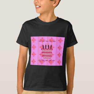 Blommigt Birthday Cake for her/Girls Art Print T-shirt