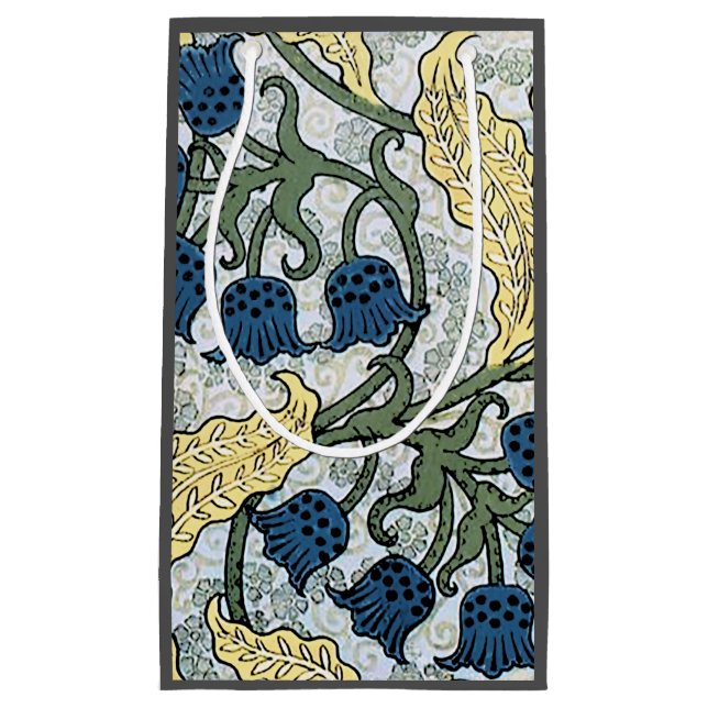 Blommigt Blåa blommor Lily Valley Repeat (Framsidan)