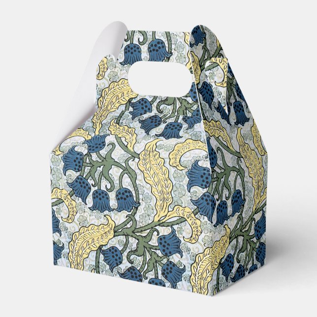 Blommigt Blåa blommor Lily Valley Repeat Presentaskar (Framsidan Sidan)