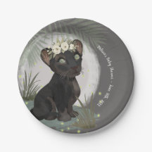 Blommigt Black Panther Baby Shower