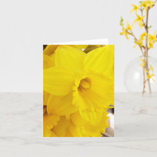 Blommigt Blank Hälsning Kort