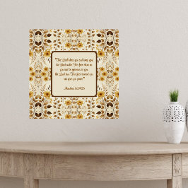 Blommigt Blating Poster