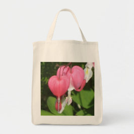 Blommigt Bleeding Heart - Livsmedel Tote Bag Tygkasse