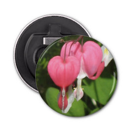 Blommigt Bleeding Heart - Magnetic Flaska Open Flasköppnare