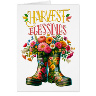 Blommigt Blessings - RAM IT! Hälsningskort
