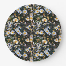 Blommigt Bliss Clock