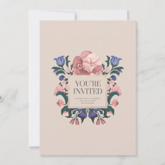 Blommigt Bliss-inbjudan Inbjudningar