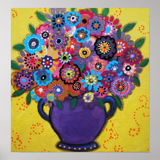 BLOMMIGT BLOMMAR II POSTER (Framsidan)