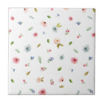 Blommigt Blommor Rosor botaniskt cute - minimalt Kakelplatta<br><div class="desc">Blommigt Blommor Rosor botaniskt cute - minimalt</div>