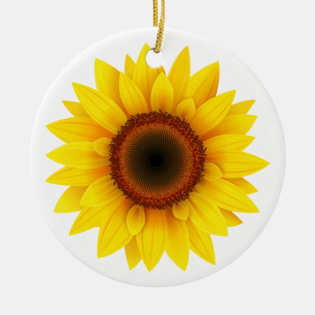 Blommigt, blommor, trädgårdsblommor, trädgårdsblom julgransprydnad keramik (Framsidan)