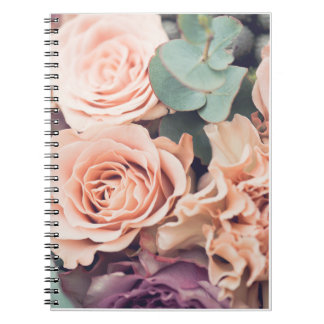 BLOMMIGT BLOMSTERTRÄDGÅRD NOTEBOOK JOURNAL FÖR KVI ANTECKNINGSBOK