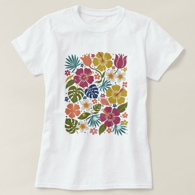 Blommigt Bloom Women's T-Shirt (Design framsida)
