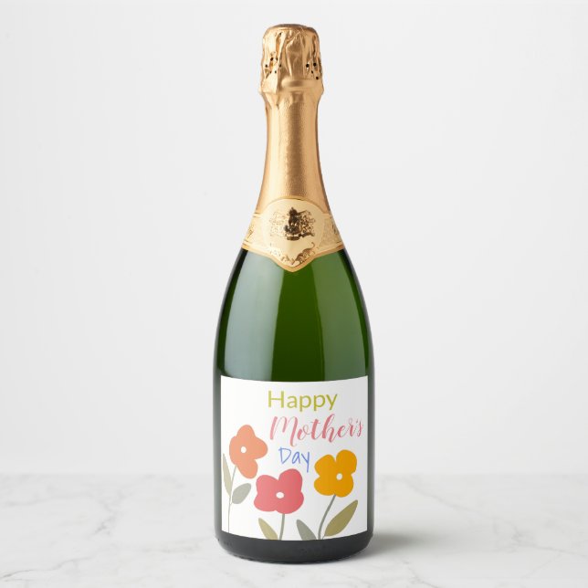 Blommigt Blooms lycklig Mors dag (Framsida)