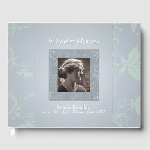 Blommigt Blue-Grått i överlagringsminnesmallgäst B