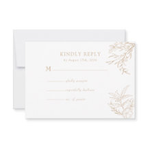 Blommigt Boho Bröllop OSA Card