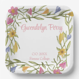 Blommigt Boho College Graduation Party