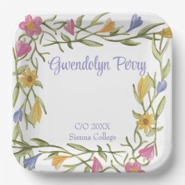 Blommigt Boho College Graduation Party