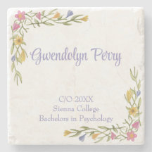 Blommigt Boho College Graduation Party