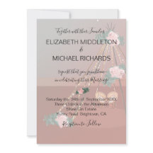 Blommigt Boho Desert Rustic Teepee/Tipi Bröllop