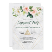 Blommigt Boho-Förlovningsfest för Rosa med vatten