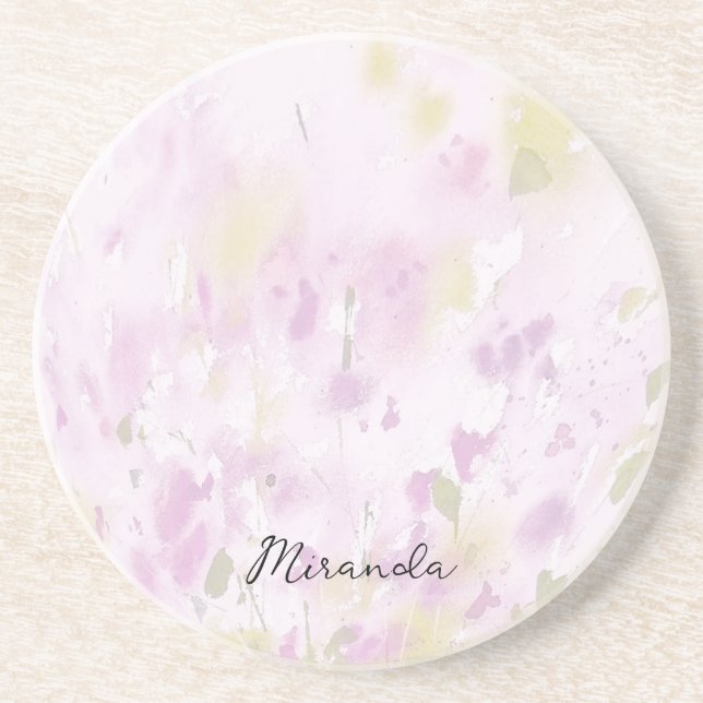 Blommigt Boho Garden - färgfull Vår-sommar Underlägg (Framsidan)