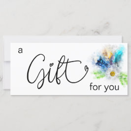 *~* Blommigt Boho Watercolor Crysta Feathers Heart