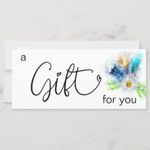 *~* Blommigt Boho Watercolor Crysta Feathers Heart