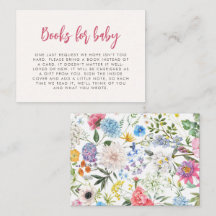 Blommigt Bokar för för Baby-höljeskort