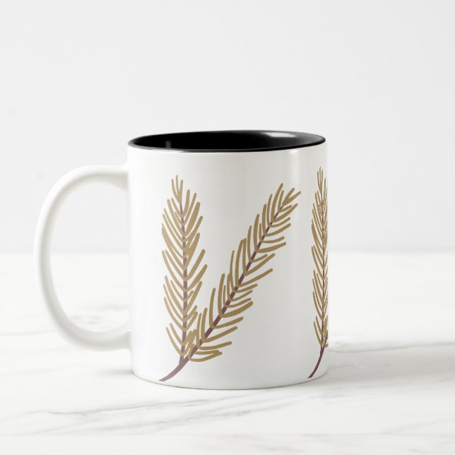 Blommigt Botanic Illustré Nature Mugg (Vänster)