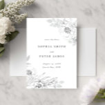 Blommigt Botanisk illustration Spara datum Vykort<br><div class="desc">Det här anpassadet är designat att samordna med vår Blommigt botaniska illustrationer och sparar datuminbjudan med vykort med mjuka eleganter av botaniska blommor och löv. Detta är en klassisk och poetisk skiss av bröllop, lämplig för alla teman och säsonger i bröllop. Om du vill göra en mer avancerad anpassning av...</div>