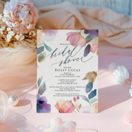 Blommigt Botaniska Inbjudningskort för möhippan