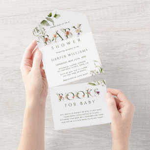 Blommigt Botaniskt babyskor Bokar för Baby