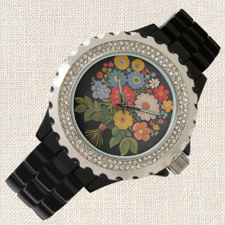 Blommigt Bouquet Armbandsur