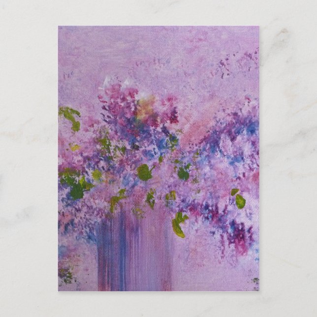 "Blommigt Bouquet" Art Vykort (Framsida)