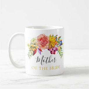Blommigt Bouquet Budens mamma Kaffemugg