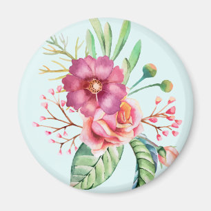 Blommigt Bouquet Magnet