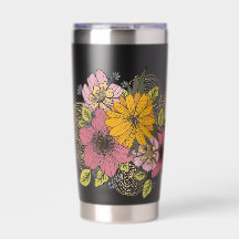 Blommigt Bouquet Tall Tumbler