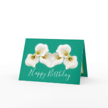 Blommigt Bouquet White Calla Lilies Blommigt Birth