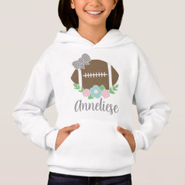 Blommigt Bow Football T Shirt