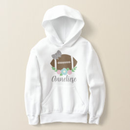 Blommigt Bow Football T Shirt